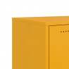 Szafka RTV, musztardowa, 100,5x39x43,5 cm, stal