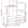 Organizer na biurko, czarny, 49x20x52,5 cm