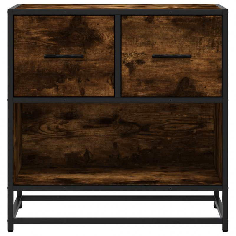 Szafka nocna, przydymiony dąb, 60x31x60 cm