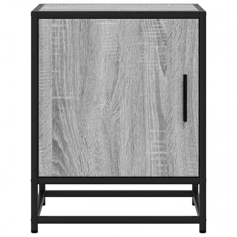 Szafka nocna, szary dąb sonoma, 40x31x50 cm