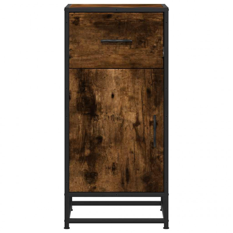Szafka, przydymiony dąb, 35,5x35x76 cm, materiał drewnopochodny