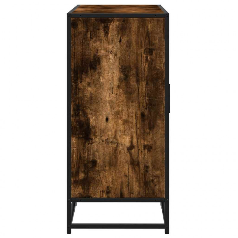 Szafka, przydymiony dąb, 92x35x76 cm, materiał drewnopochodny