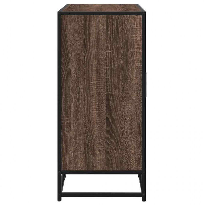 Szafka, brązowy dąb, 92x35x76 cm, materiał drewnopochodny