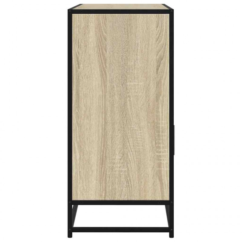 Komoda, dąb sonoma, 100x35x76 cm, materiał drewnopochodny