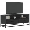 Szafka pod TV, czarna, 100x34,5x40 cm