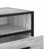 Szafka pod telewizor, szary dąb sonoma, 100x34,5x40 cm