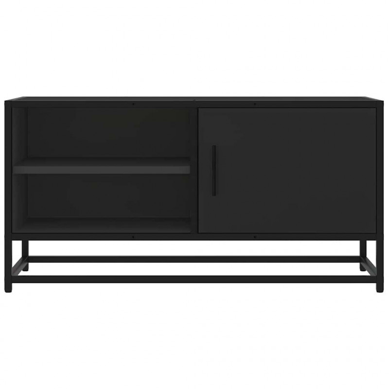 Szafka pod telewizor, czarna, 80x34,5x40 cm