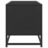 Szafka pod telewizor, czarna, 80x34,5x40 cm
