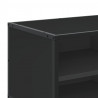 Szafka pod telewizor, czarna, 80x34,5x40 cm