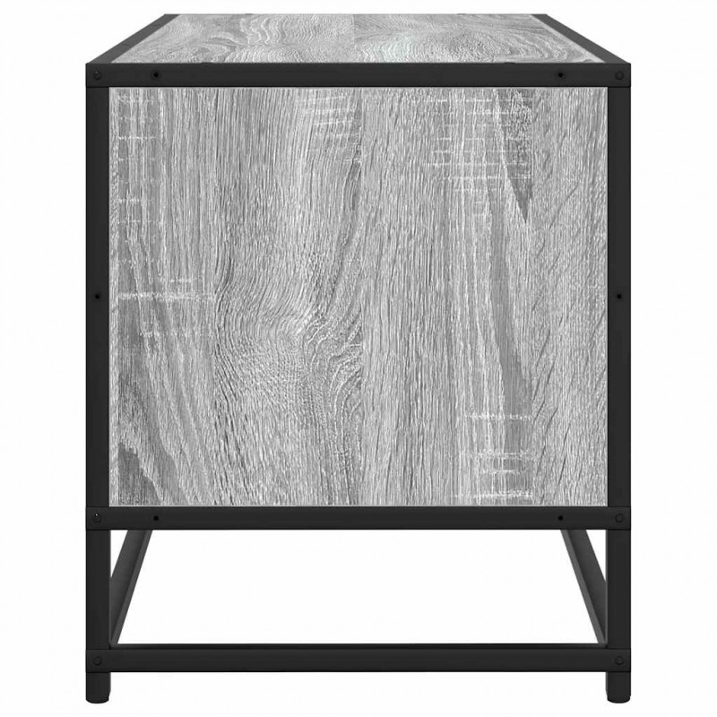 Szafka pod telewizor, szary dąb sonoma, 80x34,5x40 cm