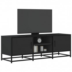 Szafka pod TV, czarna, 120x35x41 cm