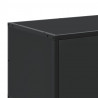 Szafka pod TV, czarna, 120x35x41 cm