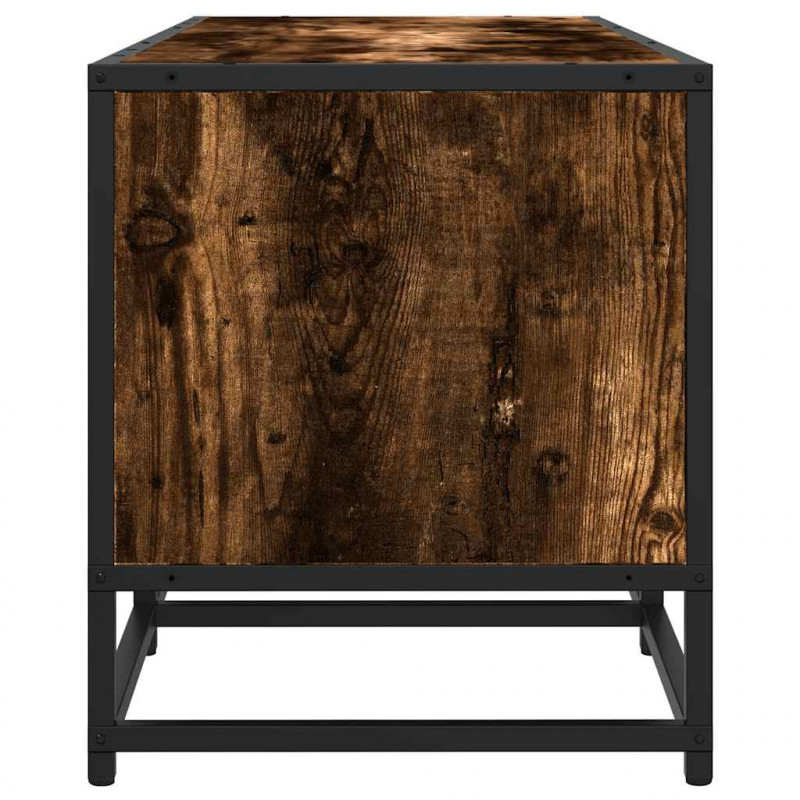 Szafka pod telewizor, przydymiony dąb, 120x35x41 cm