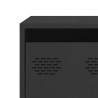 Szafka RTV, czarna, 68x50x43,5 cm, stal walcowana na zimno