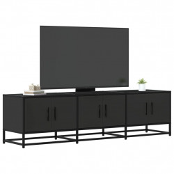 Szafka pod TV, czarna, 150x35x41 cm