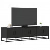 Szafka pod TV, czarna, 150x35x41 cm