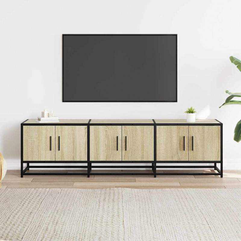 Szafka pod telewizor, dąb sonoma, 150x35x41 cm
