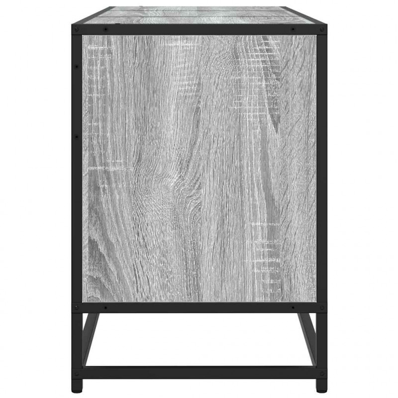 Szafka pod telewizor, szary dąb sonoma, 150x35x41 cm