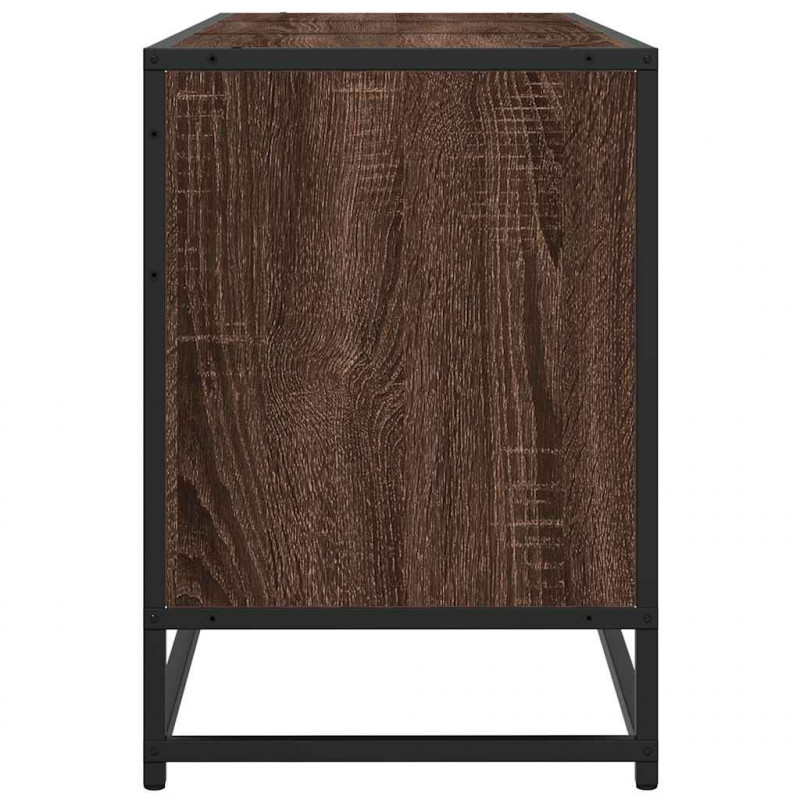 Szafka pod telewizor, brązowy dąb, 150x35x41 cm