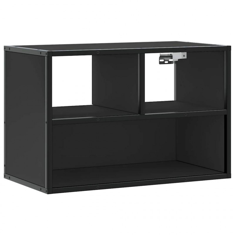 Szafka pod telewizor, czarna, 60x31x39,5 cm