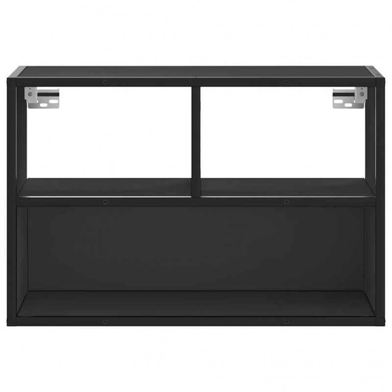 Szafka pod telewizor, czarna, 60x31x39,5 cm