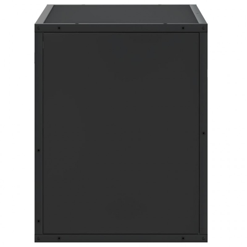 Szafka pod telewizor, czarna, 60x31x39,5 cm