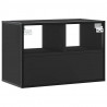 Szafka pod telewizor, czarna, 60x31x39,5 cm
