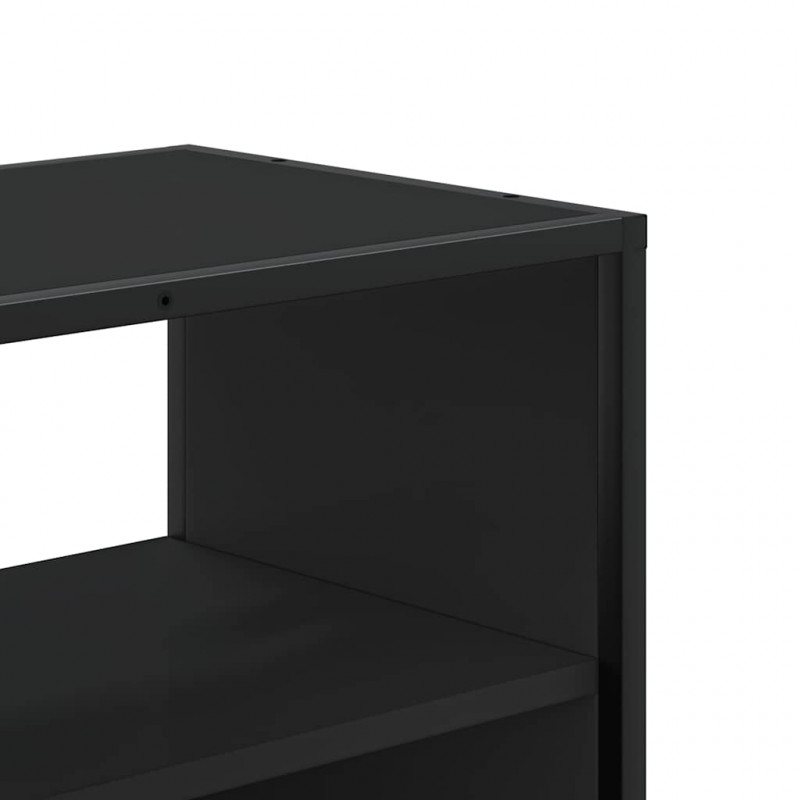 Szafka pod telewizor, czarna, 60x31x39,5 cm