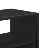 Szafka pod telewizor, czarna, 60x31x39,5 cm