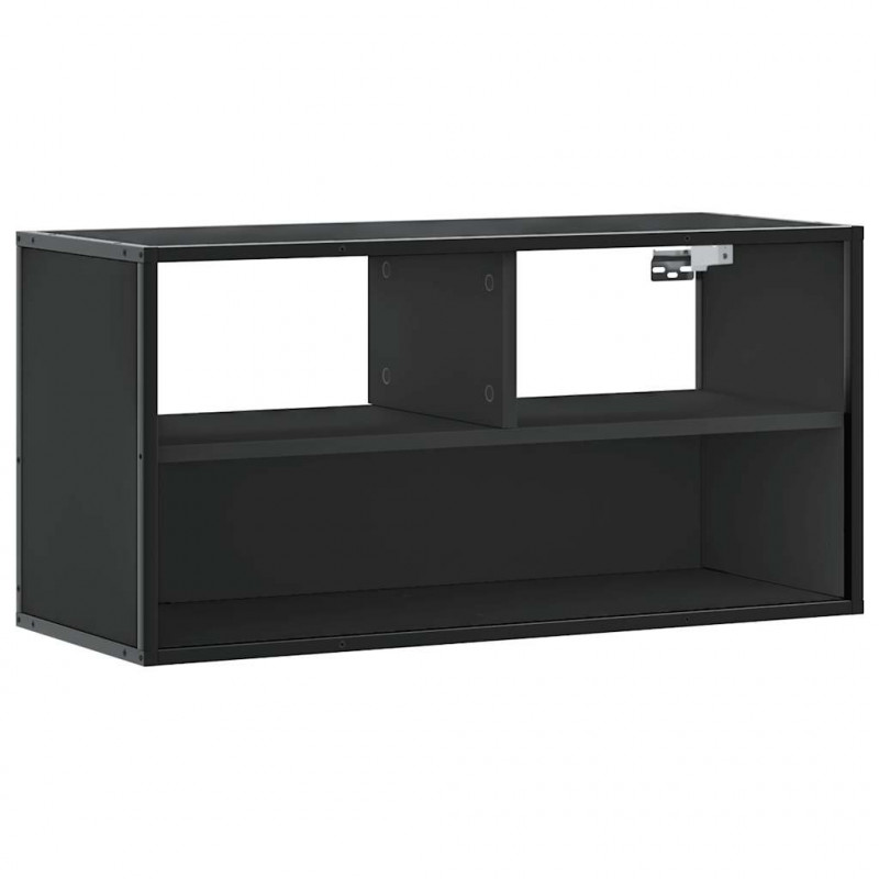 Szafka pod telewizor, czarna, 80x31x39,5 cm