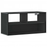 Szafka pod telewizor, czarna, 80x31x39,5 cm