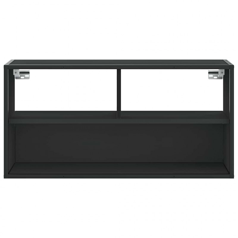 Szafka pod telewizor, czarna, 80x31x39,5 cm