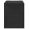 Szafka pod telewizor, czarna, 80x31x39,5 cm