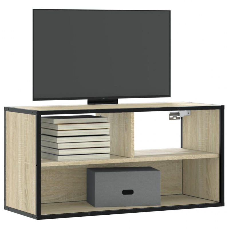 Szafka pod telewizor, dąb sonoma, 80x31x39,5 cm