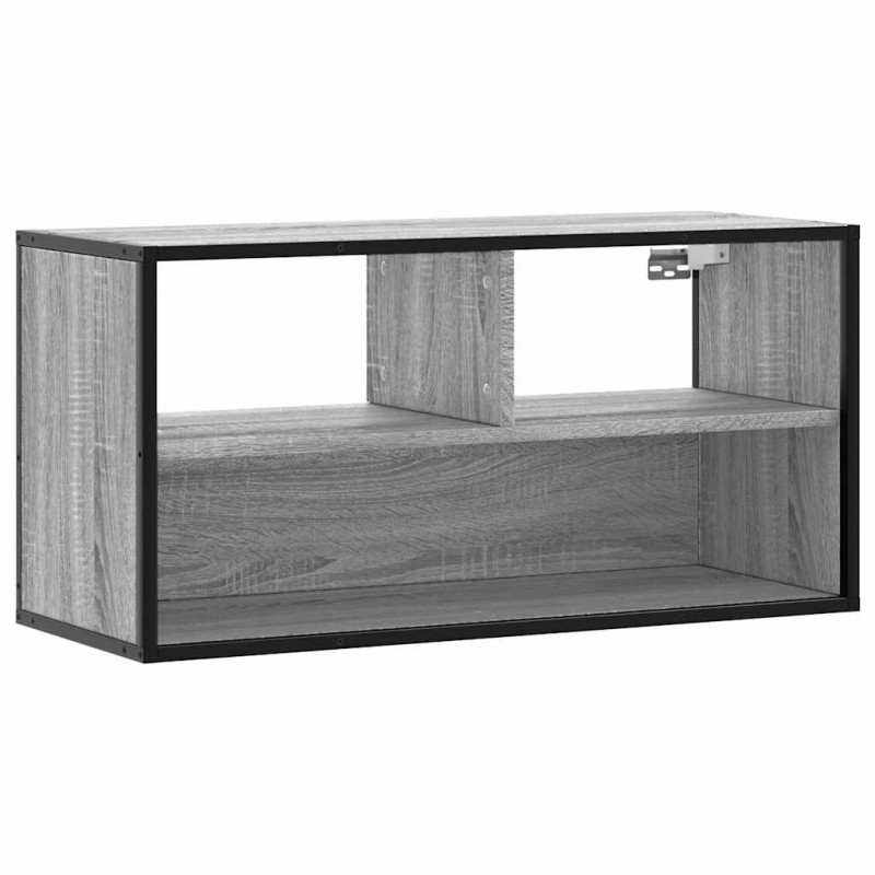 Szafka pod telewizor, szary dąb sonoma, 80x31x39,5 cm