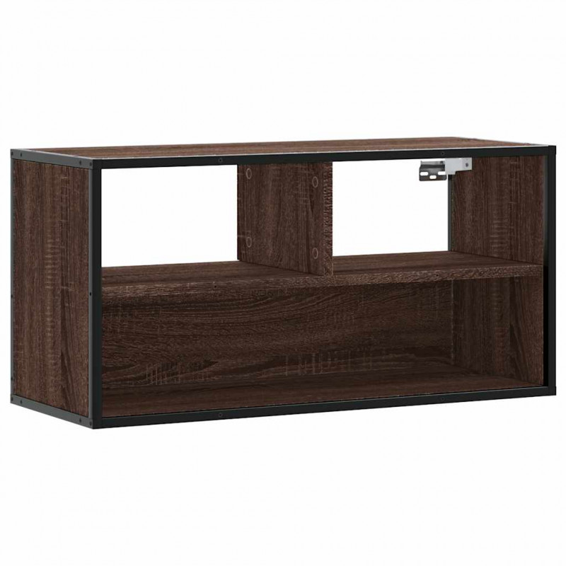 Szafka pod telewizor, brązowy dąb, 80x31x39,5 cm