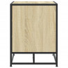 Ławka na buty Sonoma Oak 80x40x53,5 cm Drewno klejone i metal