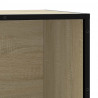 Ławka na buty Sonoma Oak 80x40x53,5 cm Drewno klejone i metal