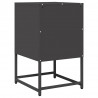 Szafka nocna Czarna 36x39x60,5 cm Stal walcowana na zimno