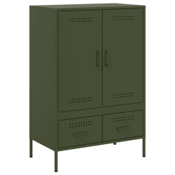 Szafka, oliwkowa, 68x39x101,5 cm, stal
