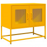 Szafka RTV, musztardowa, 68x39x60,5 cm, stal walcowana na zimno