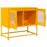 Szafka RTV, musztardowa, 68x39x60,5 cm, stal walcowana na zimno