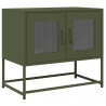 Szafka RTV, oliwkowa, 68x39x60,5 cm, stal walcowana na zimno