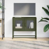 Szafka RTV, oliwkowa, 68x39x60,5 cm, stal walcowana na zimno