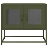 Szafka RTV, oliwkowa, 68x39x60,5 cm, stal walcowana na zimno
