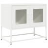 Szafka RTV, biała, 68x39x60,5 cm, stal walcowana na zimno
