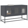 Szafka RTV, antracyt, 100,5x39x60,5 cm, stal walcowana na zimno