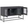 Szafka RTV, antracyt, 100,5x39x60,5 cm, stal walcowana na zimno