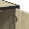 Szafka pod umywalkę łazienkową Sonoma Oak 65x33x60 cm Drewno klejone