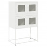 Komoda biała 68x39x107 cm stal
